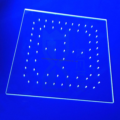 High Purity Heat Resistant Shape Quartz Glass Plate ±0.02mm Tolerance Customized For High Temperature