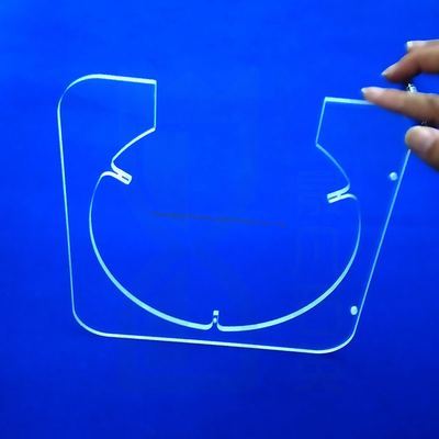 High Purity SIO2>99.99% Fused Quartz Plate with 92% Light Transmittance and ±0.02mm Tolerance