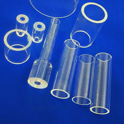 Custom Large Diameter High Temperature Resistant quartz glass tube price