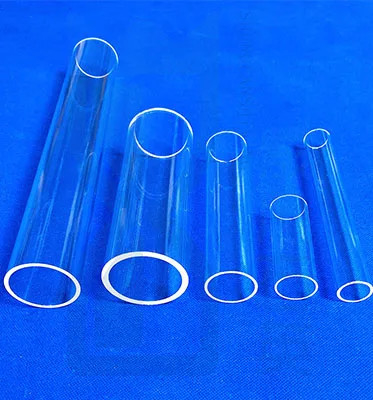 Custom Large Diameter High Temperature Resistant quartz glass tube price