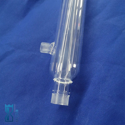 Professional Custom Corrosion Resistant Welded Side Pipe Quartz Glass Tube