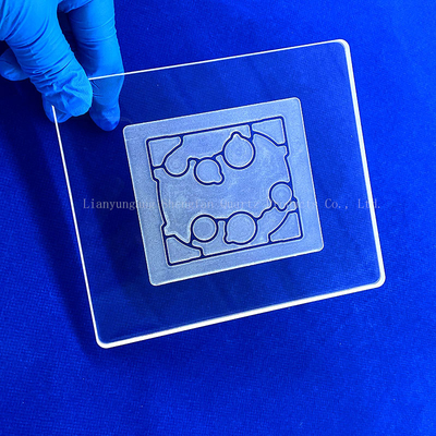Custom Made Deep Processing Opaque Transmittance UV Quartz Glass Plate