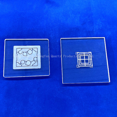 Custom Made Deep Processing Opaque Transmittance UV Quartz Glass Plate