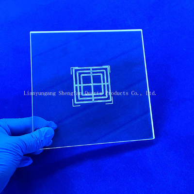 Custom Made Deep Processing Opaque Transmittance UV Quartz Glass Plate
