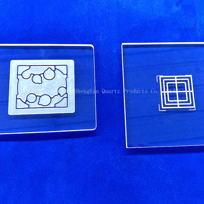 Custom Made Deep Processing Opaque Transmittance UV Quartz Glass Plate