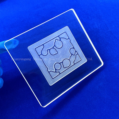 Custom Made Deep Processing Opaque Transmittance UV Quartz Glass Plate
