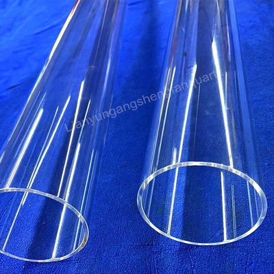 Factory Custom High Temperature Resistant Large Diameter Quartz Tube