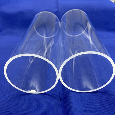 Factory Custom High Temperature Resistant Large Diameter Quartz Tube