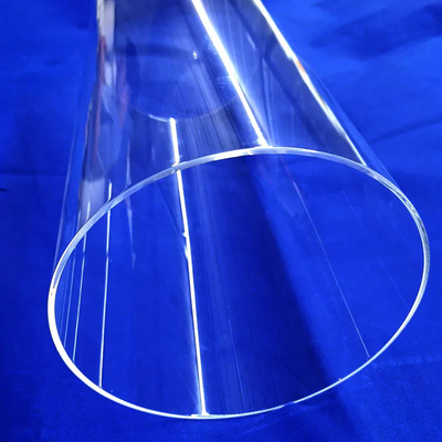 Factory Custom High Temperature Resistant Large Diameter Quartz Tube