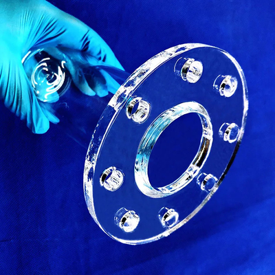 Factory Custom High Temperature Welded Flange Quartz Pipe