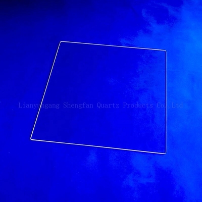 Custom High Purity Fused Silica Quartz Glass  Optical Windows For Protect Sensors