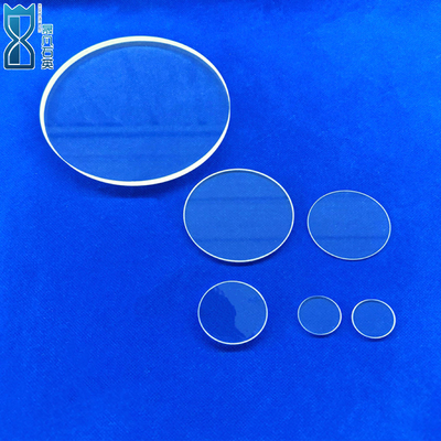 Custom High Purity UV Fused Silica Quartz Glass  Optical Windows For Electronic Instruments