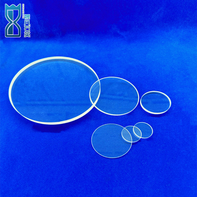 Custom High Purity UV Fused Silica Quartz Glass  Optical Windows For Electronic Instruments