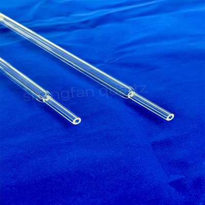 Transparent Polished Quartz Glass Tube Products Sand Core Pipe