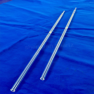 Transparent Polished Quartz Glass Tube Products Sand Core Pipe