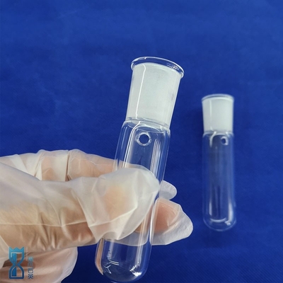 Factory Custom Laboratory Quartz Round Bottom Flat Test Tube Corrosion Resistant High Temperature