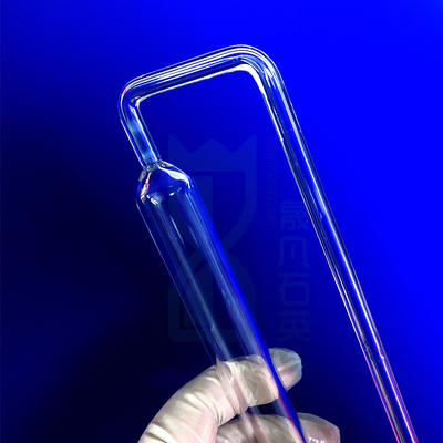 Custom Laboratory BET Quartz Glass Sample Tube High Temperature Resistant