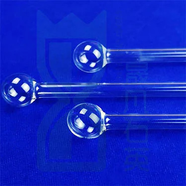 Factory Custom High Temperature Resistant Transparent Quartz Spherical Tube