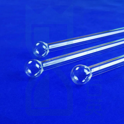 Factory Custom High Temperature Resistant Transparent Quartz Spherical Tube