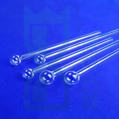 Factory Custom High Temperature Resistant Transparent Quartz Spherical Tube