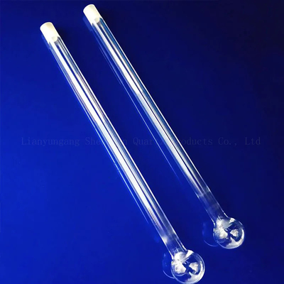 Factory Custom High Temperature Resistant Transparent Quartz Spherical Tube