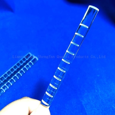 CNC Finish Quartz Glass Rod Milling Optical Cylinder Clear Fused For Solar Semiconductor