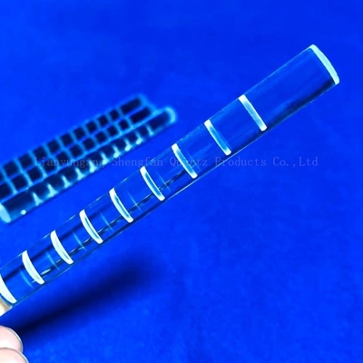 CNC Finish Quartz Glass Rod Milling Optical Cylinder Clear Fused For Solar Semiconductor