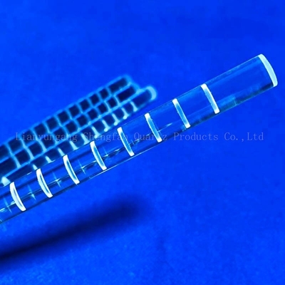 CNC Finish Quartz Glass Rod Milling Optical Cylinder Clear Fused For Solar Semiconductor