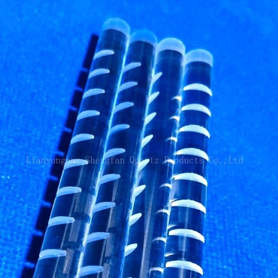 CNC Finish Quartz Glass Rod Milling Optical Cylinder Clear Fused For Solar Semiconductor