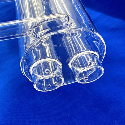 Factory Custom High Temperature Resistant Large Diameter Quartz Tube