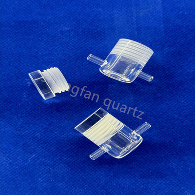 Factory Custom High Temperature And Corrosion Resistant High Purity Laboratory Sealed Quartz Thread Pipe
