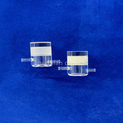 Factory Custom High Temperature And Corrosion Resistant High Purity Laboratory Sealed Quartz Thread Pipe