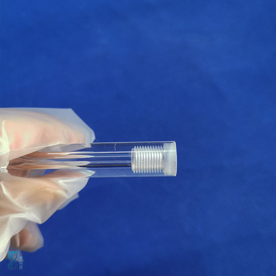 Custom High Purity High Temperature Sealed Laboratory Quartz Thread Pipe