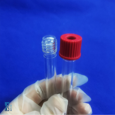Custom High Purity High Temperature Sealed Laboratory Quartz Thread Pipe