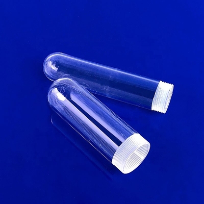 Custom High Purity High Temperature Sealed Laboratory Quartz Thread Pipe