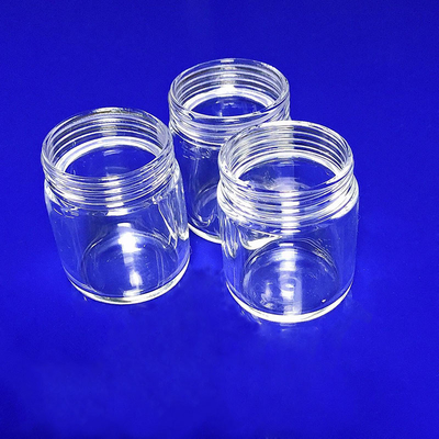Custom High Purity High Temperature Sealed Laboratory Quartz Thread Pipe