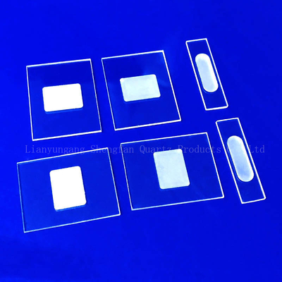 Custom Cnc Optical Slotted Quartz Glass Panel Window Panels