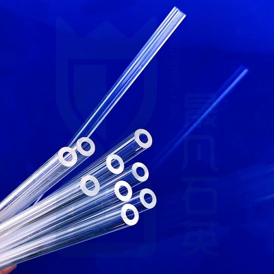 Custom High Temperature And Corrosion Resistance High Purity Quartz Capillary Wall Thickness 0.25mm