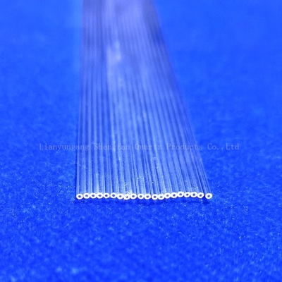 Custom High Temperature And Corrosion Resistance High Purity Quartz Capillary Wall Thickness 0.25mm