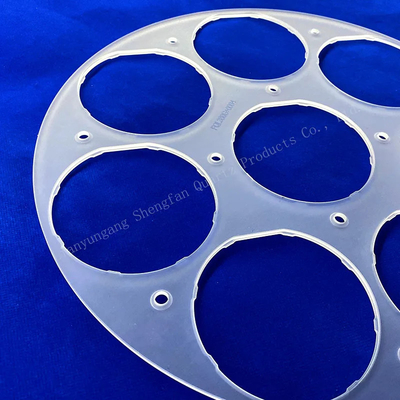 Professional Custom High Temperature Resistance Photovoltaic Quartz Punching Sheet