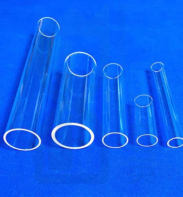 Custom Large Diameter High Temperature Resistant Quartz Glass Tube