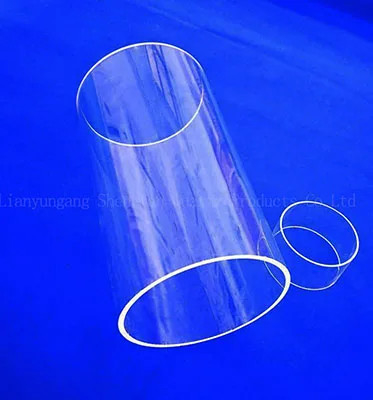 Custom Large Diameter High Temperature Resistant Quartz Glass Tube