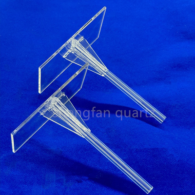 High Temp Laboratory Quartz Glass Tripod Corrosion Resistant