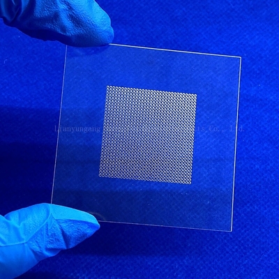 High Purity High Temperature UV Window Perforated Fused Quartz Glass Plate