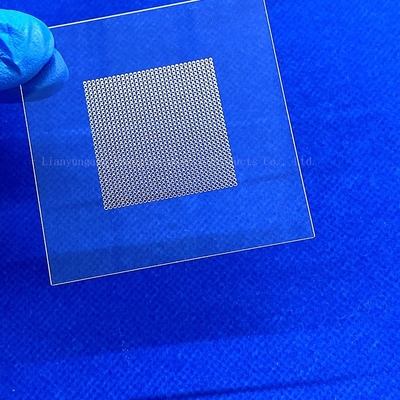 High Purity High Temperature UV Window Perforated Fused Quartz Glass Plate