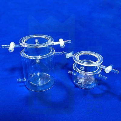 Custom UV Transparent Quartz Reactor With High Temperature And Corrosion Resistance