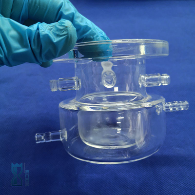Custom UV Transparent Quartz Reactor With High Temperature And Corrosion Resistance