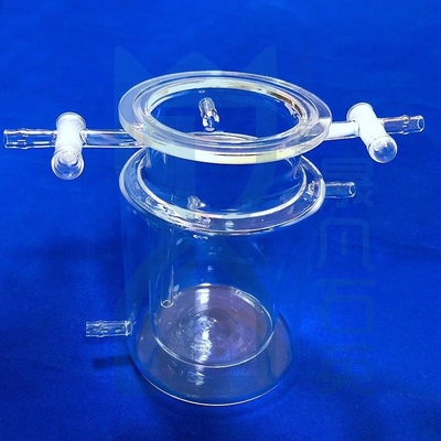 Custom UV Transparent Quartz Reactor With High Temperature And Corrosion Resistance