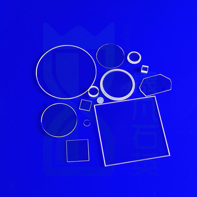 High Purity High Temperature UV Window Perforated Fused Quartz Glass Plate