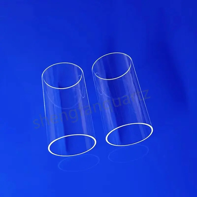 Transparent Large Diameter Clear Fused Silica Quartz Tube